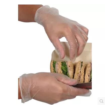 一次性PVC无粉手套 食品 月饼 雪媚娘手套 不含乳胶100只装