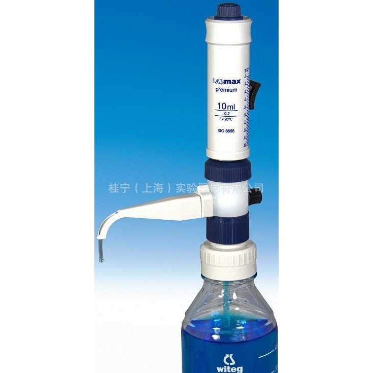 德国Witeg 50ml瓶口分液器 游标可调 5370805