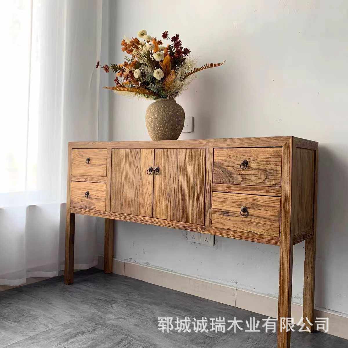 老榆木玄关柜新中式家用条案摆台风化老门板客厅靠墙桌实木玄关桌,鲜花速递/花卉仿真/绿植园艺,其它园艺用品,淘宝优惠券,粉丝福利购,淘宝优惠卷