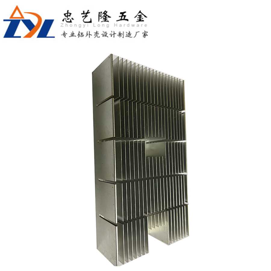 铝型材电子散热器 电子半导体控制器铝合金型材电子散热器加工厂