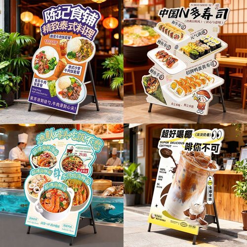 软膜灯箱店铺商用餐饮理发手机烟酒店摆摊三轮车卡布灯箱定制极亮