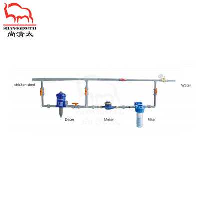 家禽自动饮水系统 鸡鸭鹅禽舍水线系统 地养家禽喝水设备 畜牧
