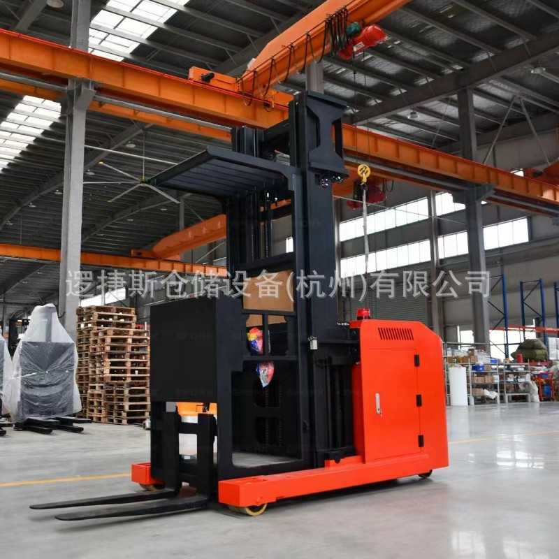 电动高位拣选车1吨升高4.5m升降车中位货物取料车载人叉车升降机