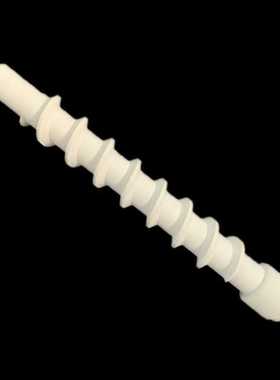 99.7%Al2O3精加工结构件 高纯度氧化铝椭圆形陶瓷管