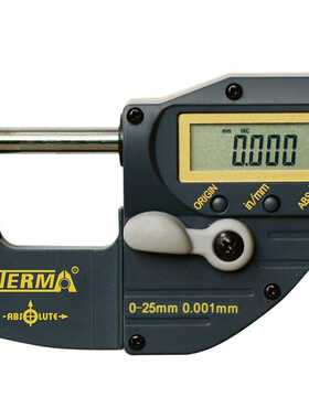 特马数显杠杆千分尺0-25-50-75-100mm直进式快速数显千分尺MDA910