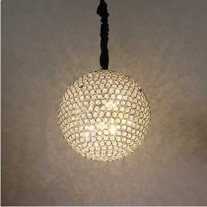 美式乡村简约个性创意客厅灯餐厅地球仪别墅卧室轻奢圆形水晶吊灯