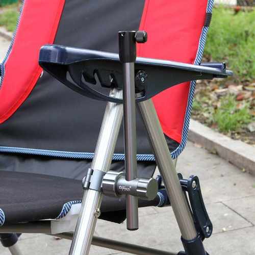 2019款全金属鱼护炮台饵料支架伞架配件连球金阁空钩适用钓椅配件