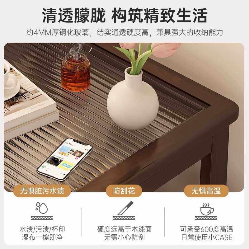 沙发边几客厅家用实木小方桌正方形简约现代小户型阳台玻璃小茶几,畜牧/养殖物资,畜牧/养殖器械,淘宝优惠券,粉丝福利购,淘宝优惠卷