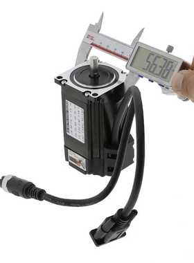 57编码器电机2NM 57闭环步进电机加长线 NEMA23 混合式伺服电机