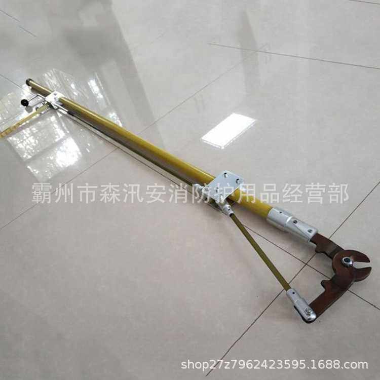 ZF010415绝缘棘轮剪刀钢绞线绝缘断线钳2米杆式直拉剪线钳