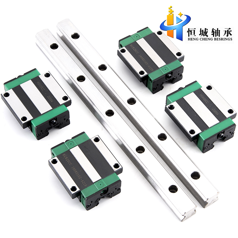厂家精密直线导轨滑块HGH20CA 25 30 35 线轨方型法兰HGW15CC滑轨