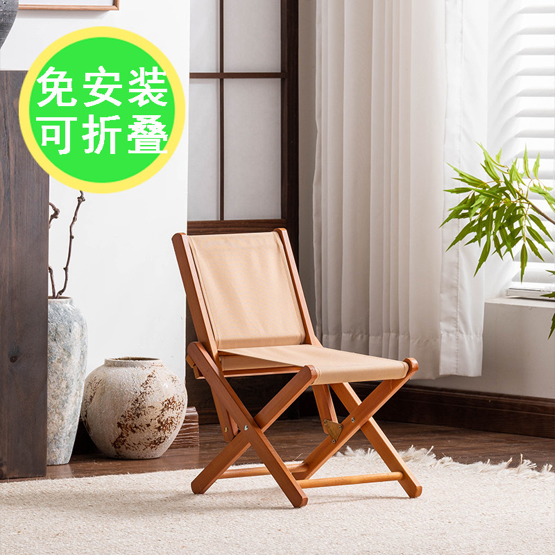实木靠背折叠椅躺椅帆布椅靠椅简约户外休闲 儿童座椅家用,住宅家具,折叠椅/躺椅,淘宝优惠券,粉丝福利购,淘宝优惠卷