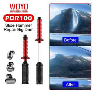 跨境 WOYO PDR100车身表面凹痕修复工具无漆冷胶凹痕修复拉拔套件