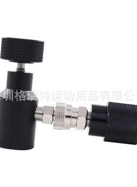 sodastream充气头黑色CGA320/W21.8苏打气瓶充气ASA接头CO2适配器