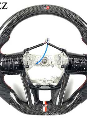 适用于丰田海拉克斯Hiluxvigo方向盘碳纤维改装2015201620172018