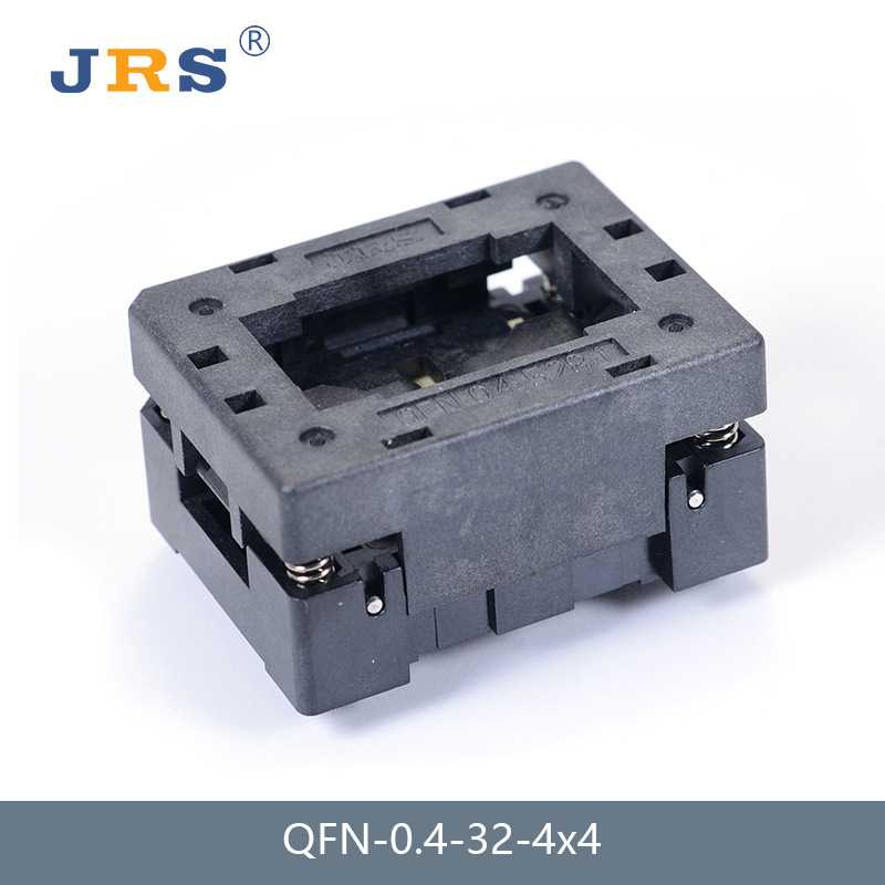 JRS QFN32 0.4mm 测试座 烧录座 老化座 IC socket 编程座 4*4mm图片