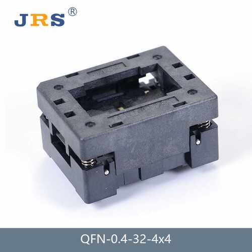 JRS QFN32 0.4mm 测试座 烧录座 老化座 IC socket 编程座 4*4mm
