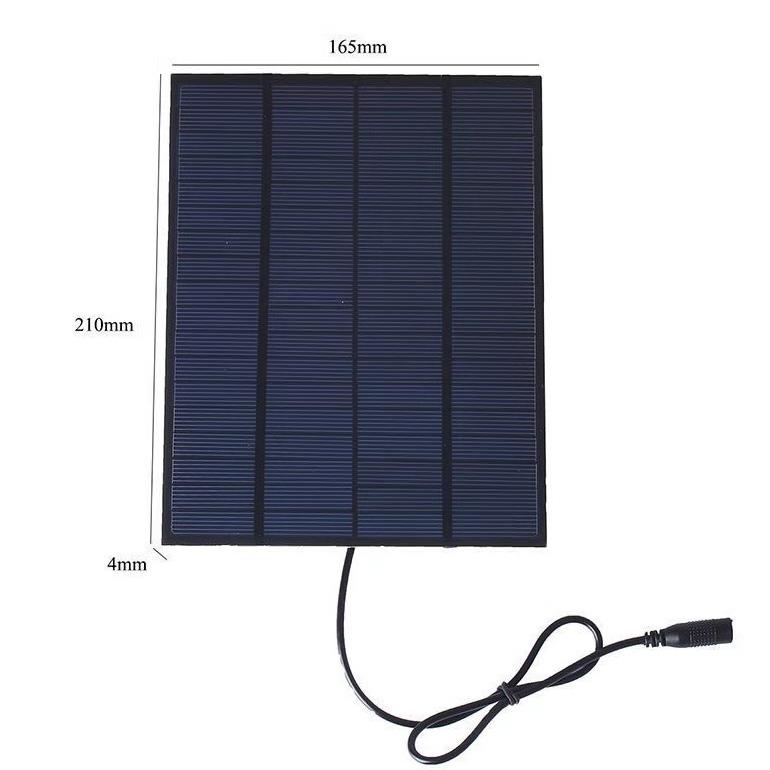 多晶硅5.5W太阳能板柔性太阳能充电板光伏发电板手机照明
