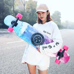 SWAY斯威厂家 女生长板专业四轮滑板初学者儿童舞板滑板车制版