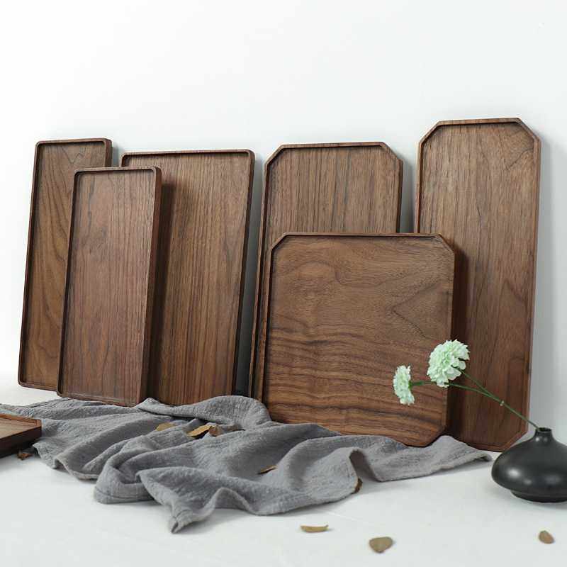 雨木黑胡桃木八角托盘整木干泡茶盘点心餐盘八边形实木茶托盘,玩具/童车/益智/积木/模型,垂直悬浮玩具,淘宝优惠券,粉丝福利购,淘宝优惠卷