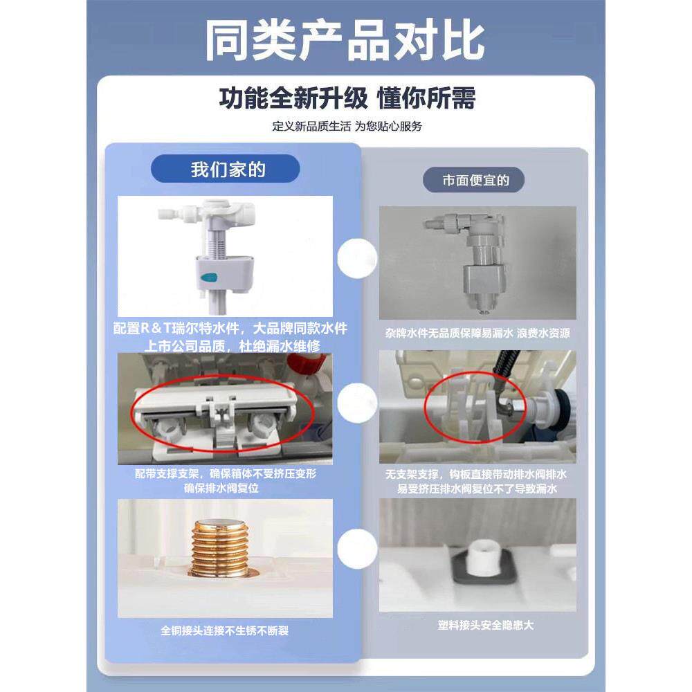 超薄隐藏式水箱感应隐藏式壁挂式隐形水箱蹲式马桶蹲式嵌入式水箱