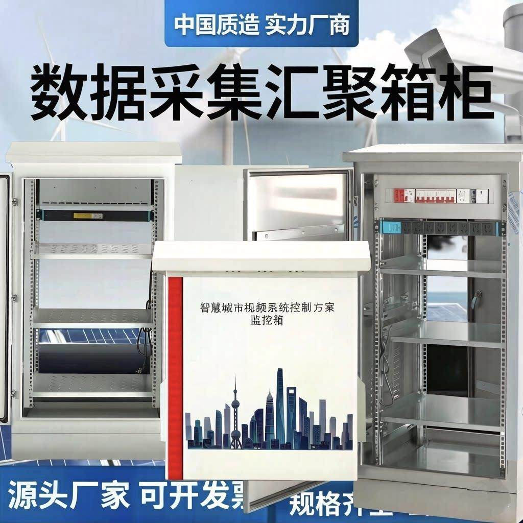 户外监控箱防水数据采集智慧城市交通路口视频系统控制智能方案柜