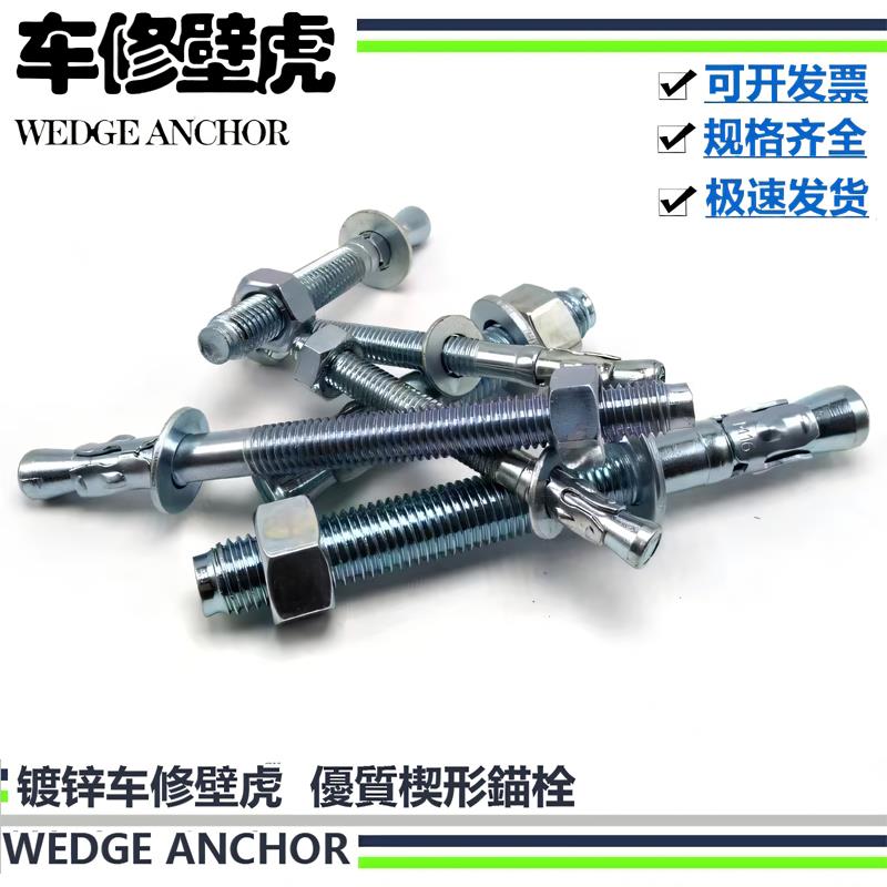 车修壁虎国标车修膨胀螺丝电梯专用重型膨胀螺丝拉爆抗震支架配件