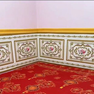 土炕墙围贴纸自粘床头榻榻米软包墙贴农村大炕头墙裙装饰壁纸加厚