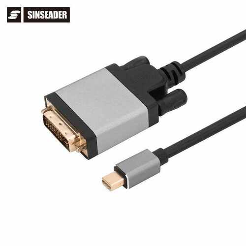 Mini DP to DVI 24+1 cable， 4K*2K 视频分辨率，迷你DP转DVI线