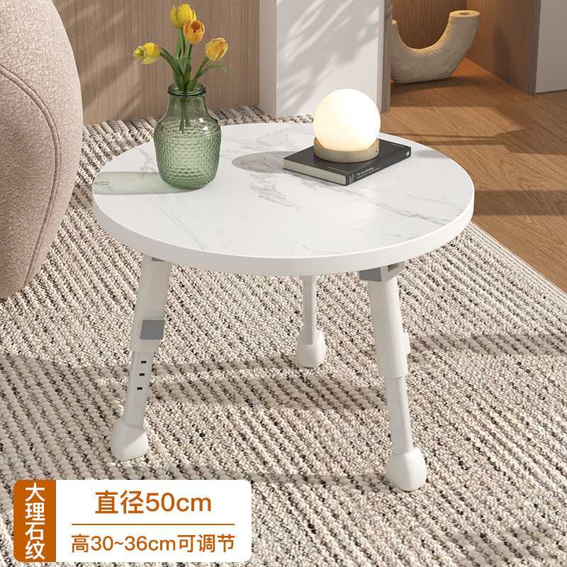 可升降折叠飘窗小桌子边几小茶几榻榻米小圆桌茶桌小矮桌窗台桌子