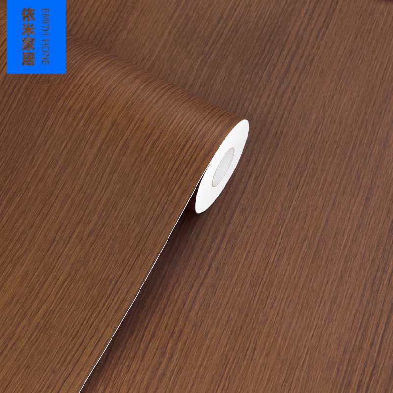 韩版PVC木纹贴纸自粘墙纸壁纸展柜家具翻新加厚导气槽贴膜HMD9060