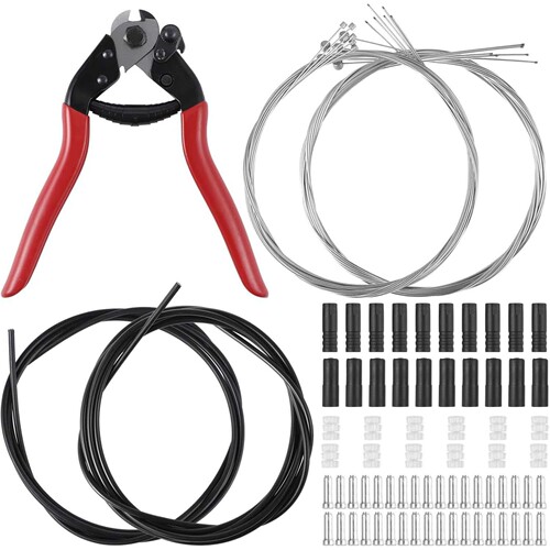 Lnrueg 83PCS Complete Bike Cable Kit, Stainless Steel Bike C