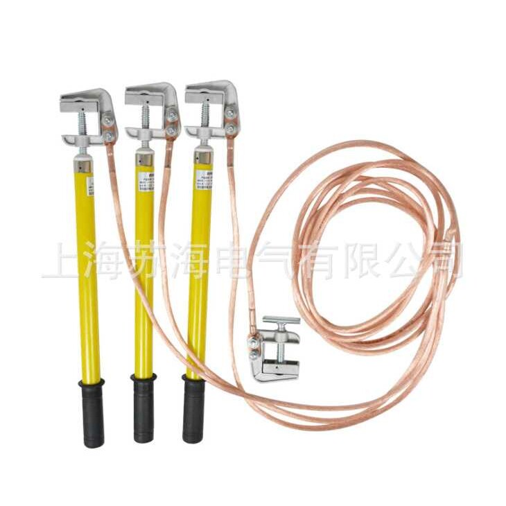 JDX-WS-10KV线路型高压接地线1米接地棒高压短路接地线携带型10KV