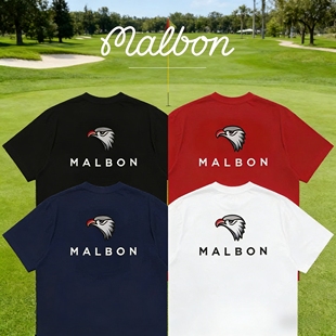 印花T恤百搭珠地速干吸汗透气短袖 25ss韩国夏季 高尔夫男女同款