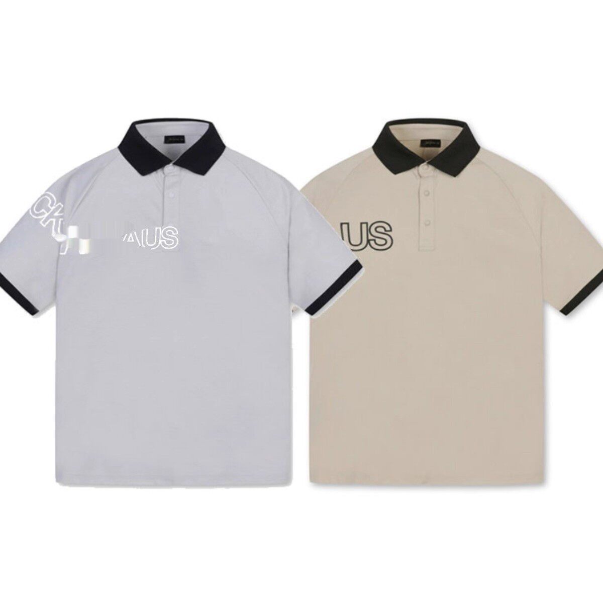 25ss高尔夫服装男款韩国黄金熊POLO短袖T恤翻领夏季时尚休闲运动