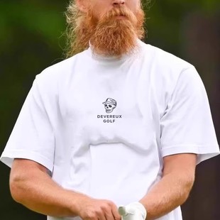 高尔夫服装 短袖 新款 男士 运动上衣休闲透气速干圆领球衣 POLO衫 夏季