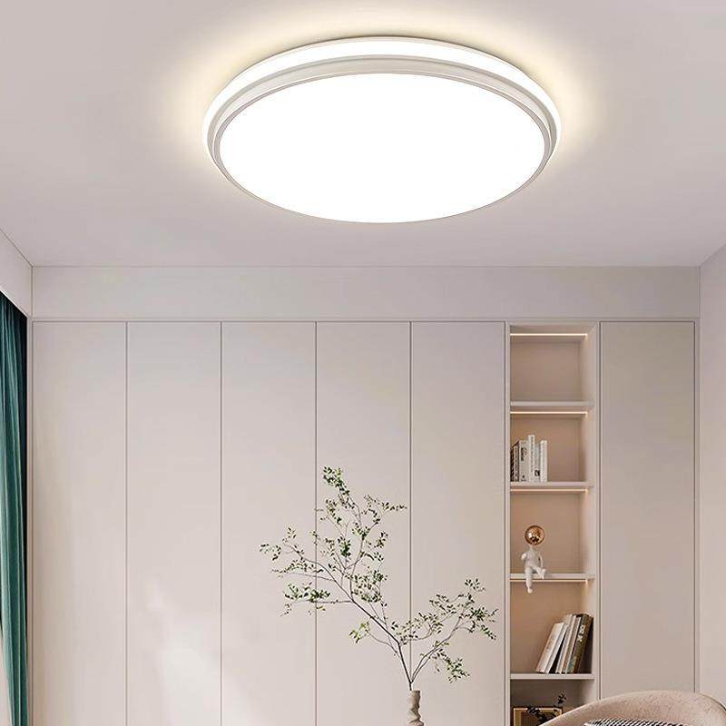 全光谱新款圆形大尺寸客厅护眼吸顶灯超亮房间灯卧室灯现代简约