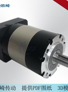 上海欧崎PL90/PLE090精密行星齿轮减速机小型伺服步进精密减速器