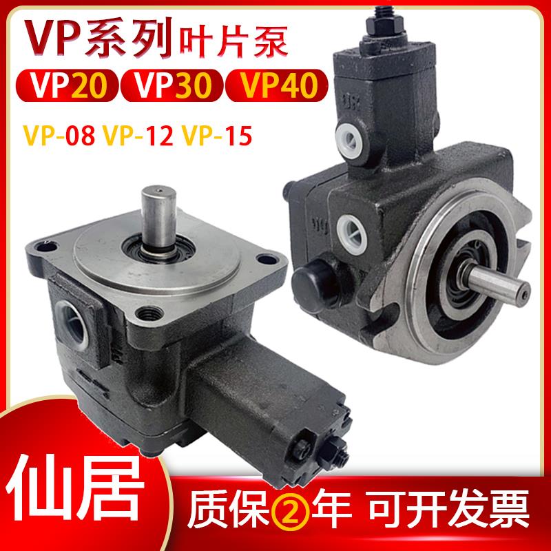 叶片泵液压站泵头vp-20-FA3叶片液压泵15总成-30油泵HPV-40双联泵