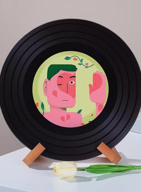 方大同可定制高档仿黑胶唱片梦想家装饰桌面摆件创意礼品礼物纪念