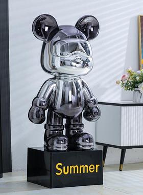 新款暴力熊存钱罐客厅家居轻奢简约电视柜大号落地创意装饰品摆件