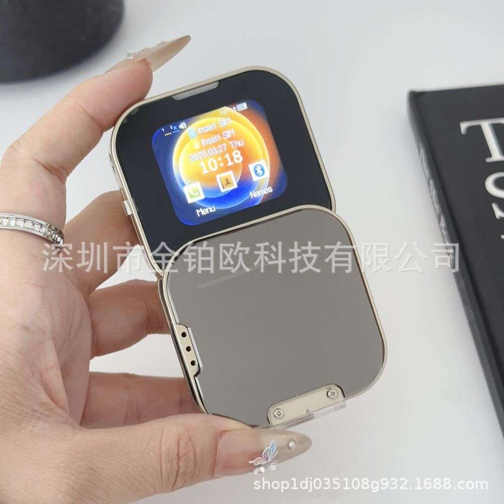i19rotate旋转折叠手机跨境热销双卡双待触屏mini备用机多国语言