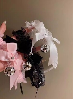 个性辣妹铃铛项圈蝴蝶颈环日系少女可爱软萌颈环锁骨链猫咪项链女