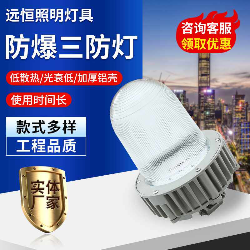 三防灯50W100W标准款U形室外照明建筑工程金卤灯LED三防灯