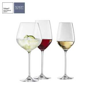 2只装 德国进口肖特SCHOTT水晶红酒杯高脚杯波尔多葡萄酒杯礼盒装
