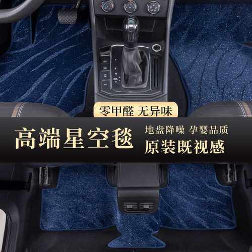 适用比亚迪唐DM宋MAX秦PLUS汉PRO元海豹海豚元Plus星空毯汽车脚垫