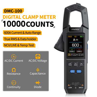 FNIRSI DMC-100 Digital Clamp Meter Multimeter 钳形表万用表