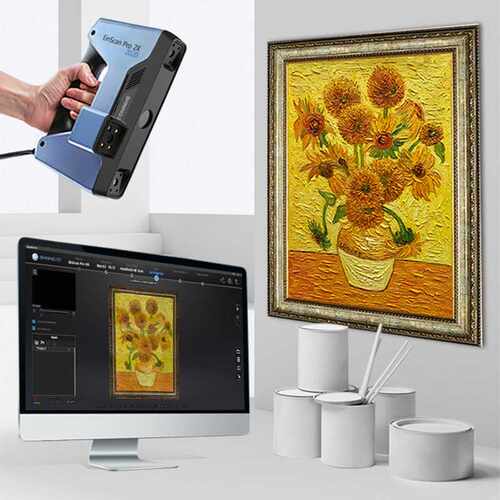 先临三维EinScan彩色手持三维立体扫描仪人体3D人像三维逆向建模