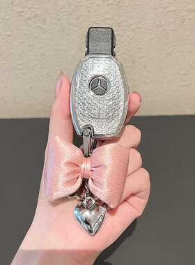 适用奔驰gla200钥匙套glc260车gle350壳c180l扣cla200老款女士glk