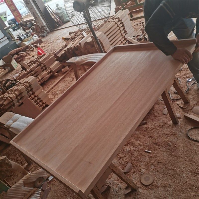 厂家定制乌檀木实木擀面板u长方形超大面板和面板 案板商用揉面板